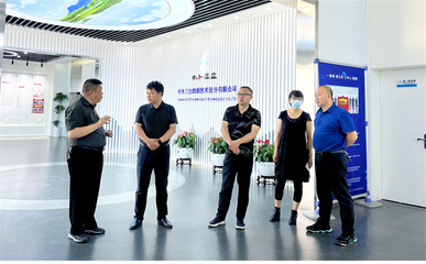 石嘴山市高新技術產業開發區管委會赴中水三立數據技術股份參觀調研，共促環境保護監測發展